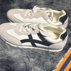 White and Black Sneakers